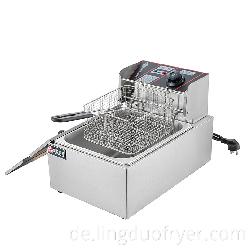 6L electric deep fryer-right